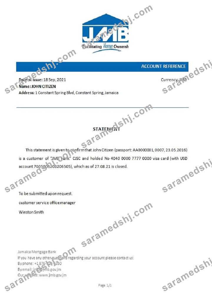 Jamaica_Mortgage_closure reference
